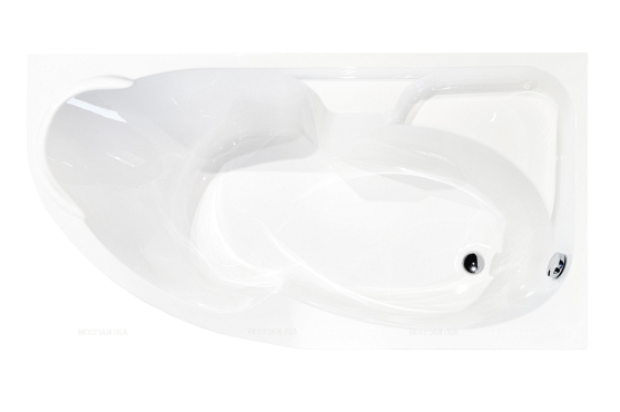 Акриловая ванна Creto Doris 170х105 см правая 14-170105R - 3 изображение