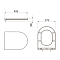 Крышка-сиденье Point Виктория PN46061, дюропласт, микролифт для унитаза, белая - 4 изображение