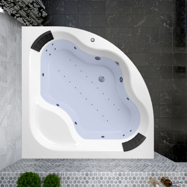 Акриловая ванна Lavinia Boho Aveo, 150x150 см, 36184HAC - 4 изображение