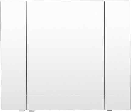 Зеркальный шкаф Aquanet Алвита New 100 Серый - 5 изображение