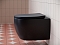 Комплект подвесной безободковый унитаз Ceramica Nova Play CN3001MB черный матовый с сиденьем микролифт + инсталляция Geberit Duofix Sigma Plattenbau 111.362.00.5 - 4 изображение