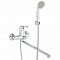 Смеситель для ванны Veragio Grazia VR.GRA-3505.CR монокомандный, с поворотным изливом L40 см и ручным душем, хром