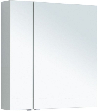 Зеркальный шкаф Aquanet Алвита New 80 Серый - 2 изображение