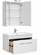 Комплект мебели для ванной Aquanet Августа 100 белый - 2 изображение