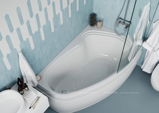 Акриловая ванна Vagnerplast AVONA 150x90 Right - 4 изображение
