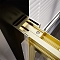 Душевая дверь Veconi Premium Trento PTD-30G, 150х200, золото, стекло прозрачное - 5 изображение