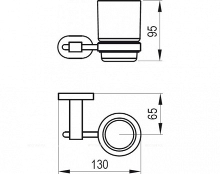 Комплект аксессуаров Ravak Chrome для ванны 70508025, серый - 2 изображение
