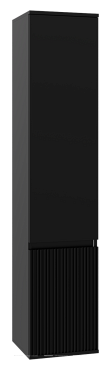 Шкаф-пенал Brevita Enfida 35 см ENF-05035-020P правый, черный - 13 изображение