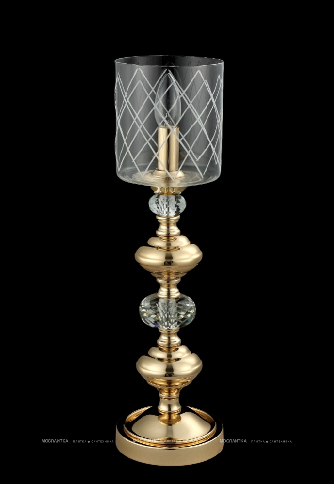 Настольная лампа Crystal Lux GRACIA LG1 GOLD - 4 изображение