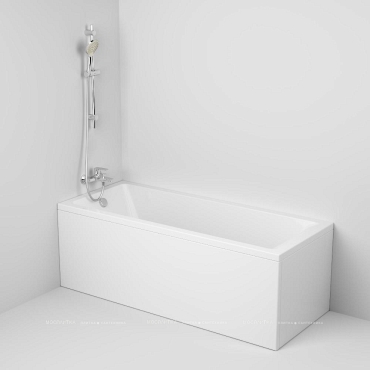 Акриловая ванна 170х70 см Am.Pm Gem W93A-170-070W-A белая - 2 изображение