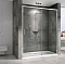 Душевая дверь Abber Komfort 170х200 см AG93170 профиль хром, стекло прозрачное - 2 изображение