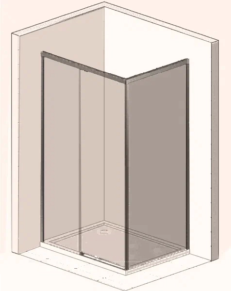Душевой уголок Vincea Garda VSR-1G1012CL 120*100 см хром, стекло прозрачное - 7 изображение