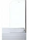 Шторка для ванны Aquanet SG-750, прозрачное стекло - 2 изображение