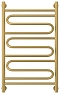 Полотенцесушитель водяной Сунержа Элегия+ 80х50 см 032-0205-8050 матовое золото - 2 изображение