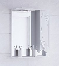 Зеркальный шкаф Corozo Кентис 60/С, белый