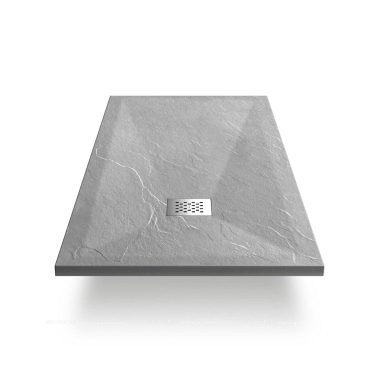 Душевой поддон из искусственного камня Vincea VST-4SR9014G, 1400*900*30, серый - 3 изображение