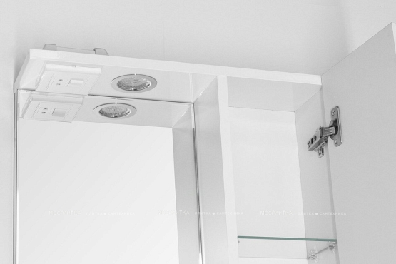 Зеркальный шкаф Style Line Канна 50/С Люкс, белый - 3 изображение