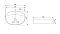 Раковина Abber Bequem 64 см AC2112MW белая матовая - 4 изображение