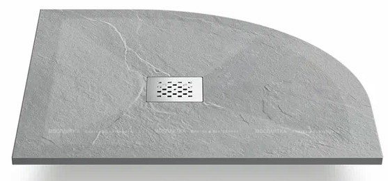 Душевой поддон Vincea 90x90 см VST-4SQ9090G, серый - 3 изображение