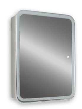 Зеркальный шкаф Azario Фиджи Flip 60 см LED-00002472 с подсветкой - 2 изображение