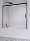 Шторка для ванны Radaway Idea PN DWJ 170 см 10003170-54-01R стекло прозрачное, профиль черный