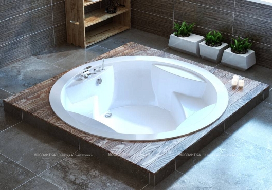 Акриловая ванна Astra-Form Аврора 186,4x186,4, белый глянец 01010038 - 5 изображение