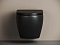 Комплект подвесной безободковый унитаз Ceramica Nova Metropol Rimless с крышкой-сиденьем CN4002MB, черный матовый + инсталляция Geberit Duofix UP320 111.300.00.5 - 3 изображение