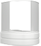 Шторка для ванны Bas Сагра стекло Грэйп - 2 изображение