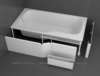 Акриловая ванна Jacob Delafon Bain-Douche Malice 170x90 E6D065R-00 - 3 изображение