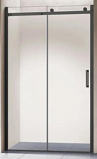Душевая дверь Vincea Como 120 см черный, стекло прозрачное, VDS-1C120CLB
