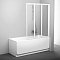 Шторка на ванну Ravak VS3 100+ прозрачное стекло, белый - 3 изображение
