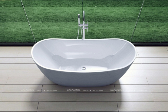 Акриловая ванна Art&Max 180х80 см AM-502-1800-780, белый - 2 изображение