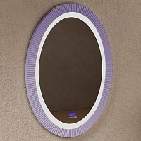 Зеркало Abber Stein 60 см AS6601Violett с подсветкой, фиолетовый