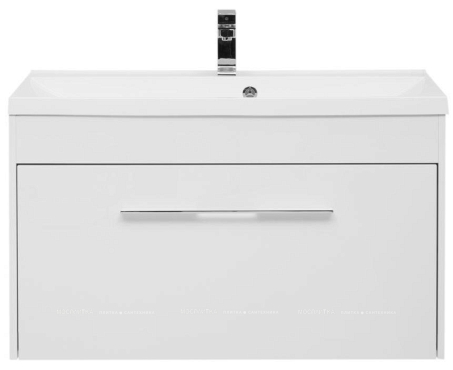 Комплект мебели для ванной Aquanet Августа 100 белый - 4 изображение