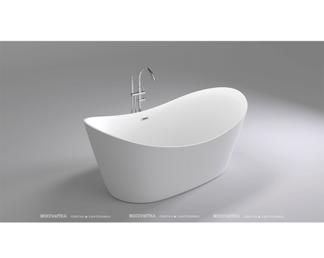 Акриловая ванна Black&White Swan 104SB00, 180x80 см - 3 изображение