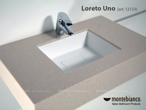 Раковина Montebianco Loreto Uno 12133 40x32 см - 4 изображение