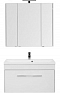 Комплект мебели для ванной Aquanet Августа 100 белый - 3 изображение